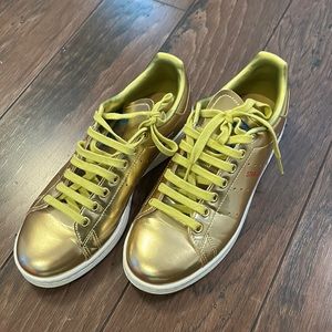 Gold Stan Smith Adidas!! Great Condition!!